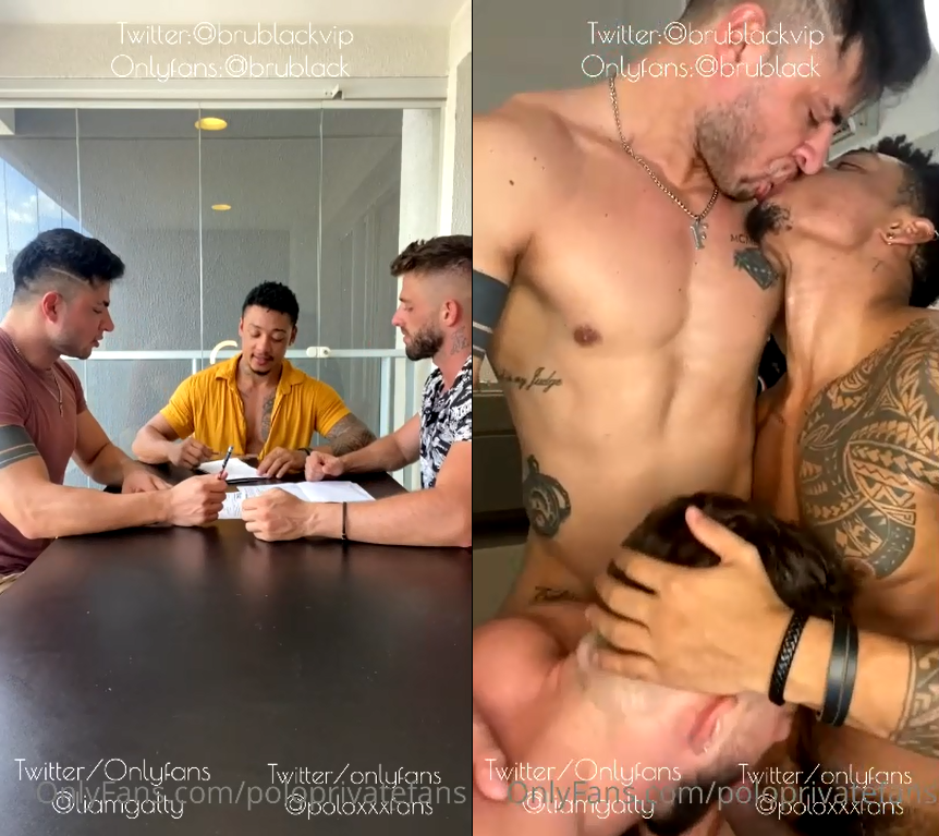 Bruno Black, Liam Galty & Poloxxxfans