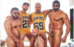 Canino – LeandrJoc’s First Gangbang